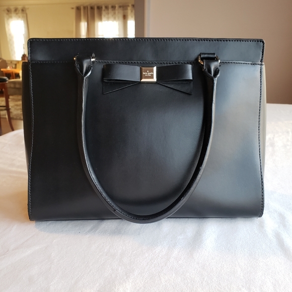 Kate Spade Black Bow Purse - Picture 1 of 12